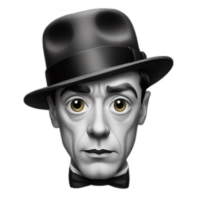 Buster Keaton sticker