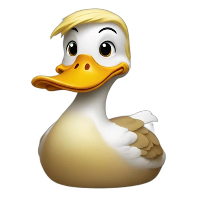 Donald trump duck sticker