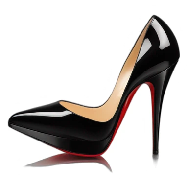 heel black patent louboutin dafolie sticker