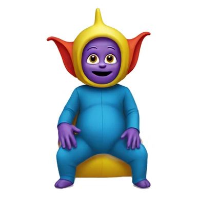 télétubbies with pc sticker