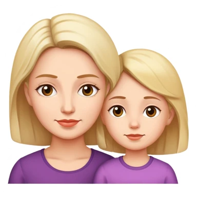 Mother and daughter  sticker