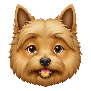 Cairn terrier with peanutbutter  sticker