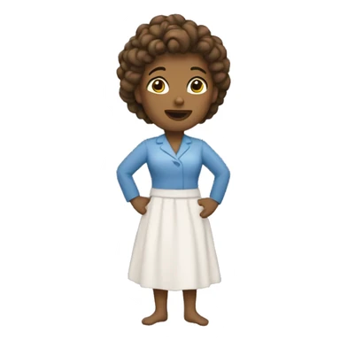 une femme qui se transforme en étoile sticker