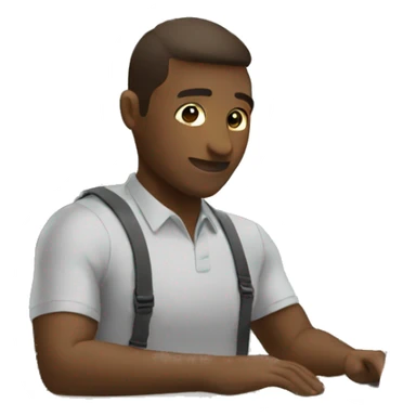 working remotely sticker