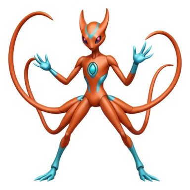 Deoxys-Fakémon-hybrid-creature (full body)  sticker