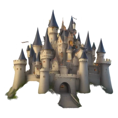 fantasy castle sticker