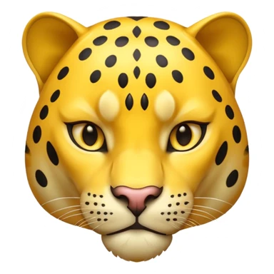 yellow panther sticker