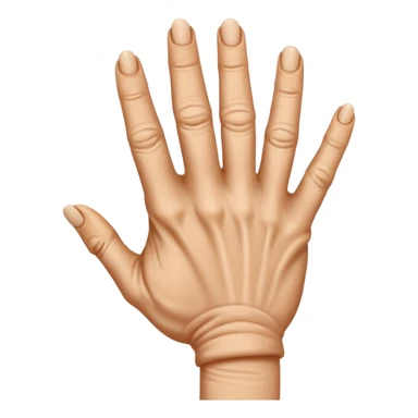 Hand but ring finger missing sticker