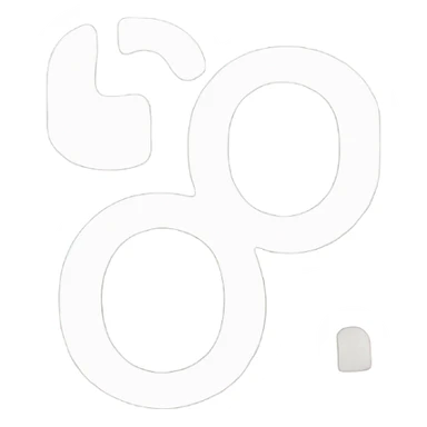 create 2 letter c's one ontop the other and is inverted sticker