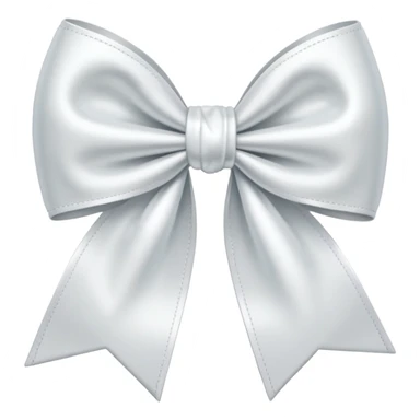 white bow sticker