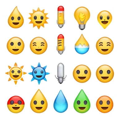 Izraditi set emojija koji su specifični za EnergoVibe sticker