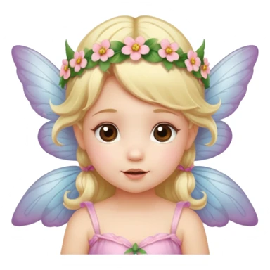 baby girl fairy sticker