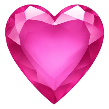 PINK JEWEL HEART sticker
