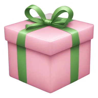 Light pink present sticker