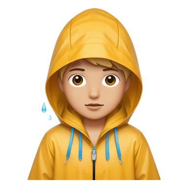 Just the rain coat sticker
