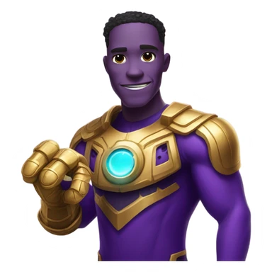 squid game thanos sticker