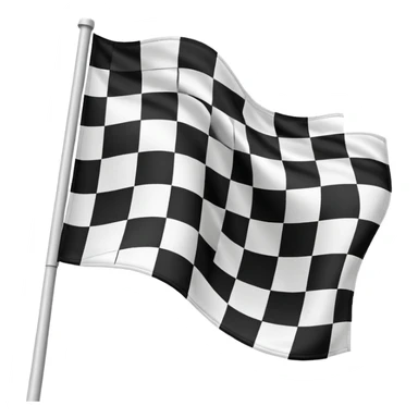 checkered flag sticker