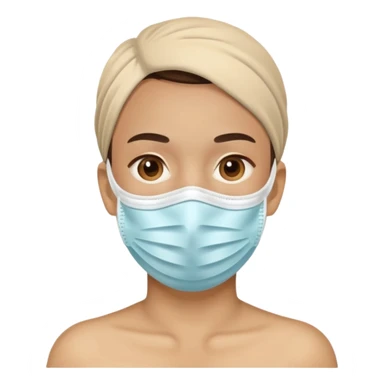 facial mask  sticker