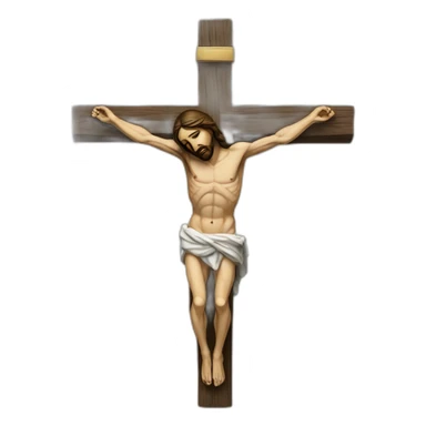 Crucified Jesus sticker