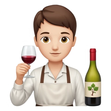 Wine making sticker