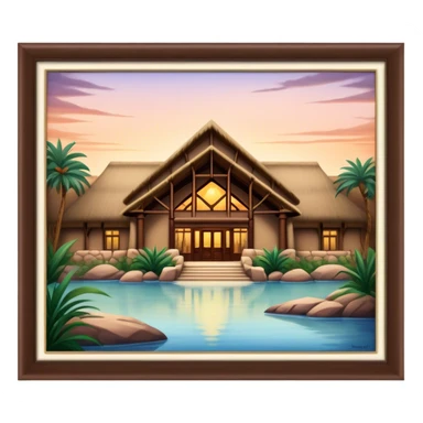 Disney World's Animal Kingdom Lodge sticker