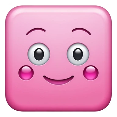 rectangulo liso en color rosado sticker