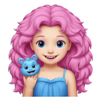 Sullivan monster with small girl sticker