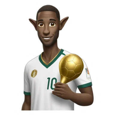 goat with ballon d'or sticker