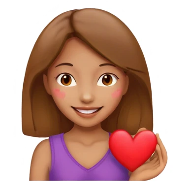 Sexy girl emoji sticker