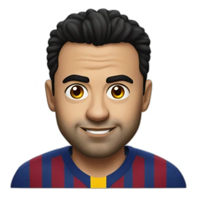 xavi barcelona sticker