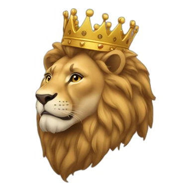 King of the lions sticker