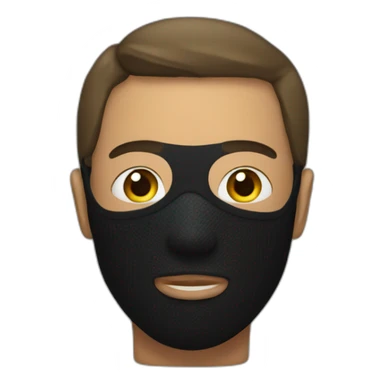 Guy with a ski mask  sticker
