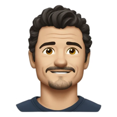 orlando bloom sticker