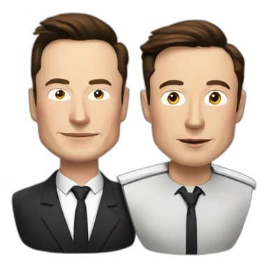 Elon musk and tesla sticker