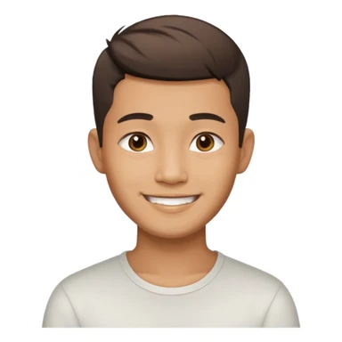 Thai man at fade hair cut 25 years old sticker