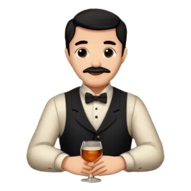 Old world speakeasy bar  sticker