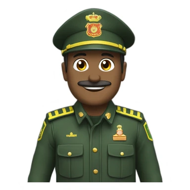 guardia civil gorro sticker