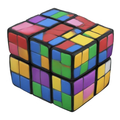 Rubiks cube sticker