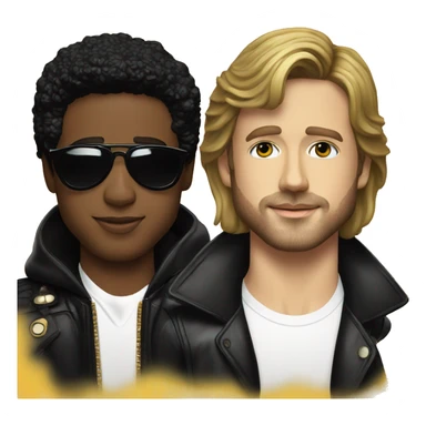 Ryan Gosling and Michael Jackson sticker