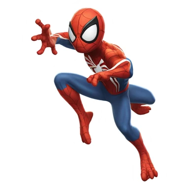 Spider-Man riding a dinosaur  sticker