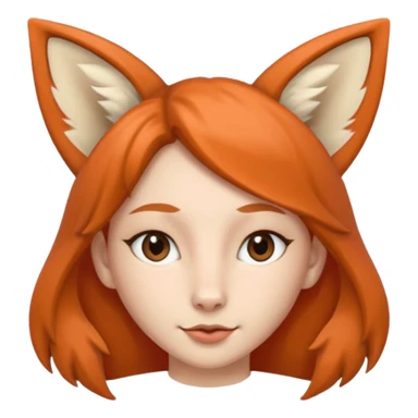 fox-eared person sticker