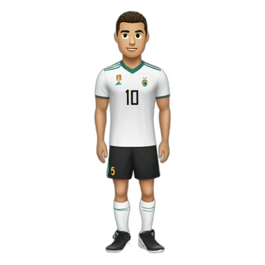 Cristiano Ronaldo with black sneakers sticker