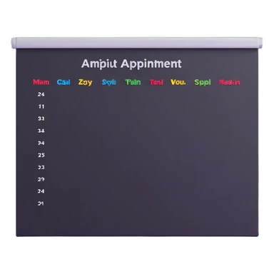 appointment schedule being changed sticker