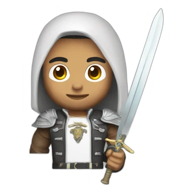 Arcangel alas espada  sticker