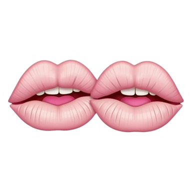 Lips stitched shut  sticker