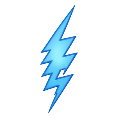 state surge emoji with a lightning bolt sticker