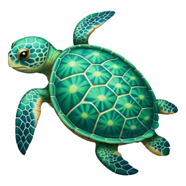 Sea turtle sticker