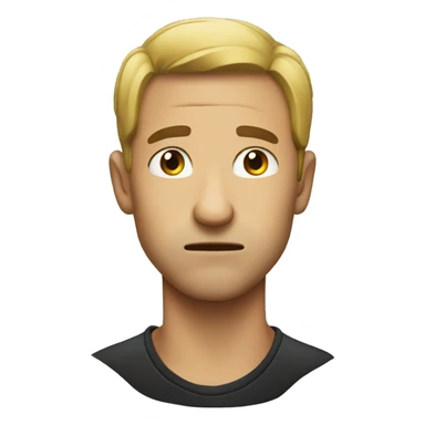 Loser face emoji  sticker