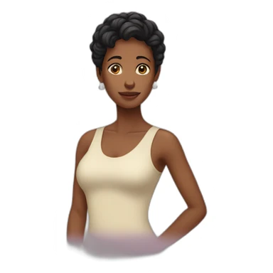 Anetha black sticker