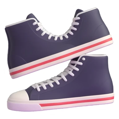 pair of retro sneakers sticker
